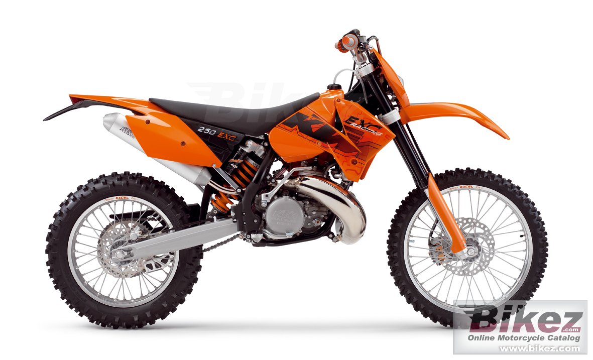 Big KTM 250 exc picture and wallpaper from Bikez.com